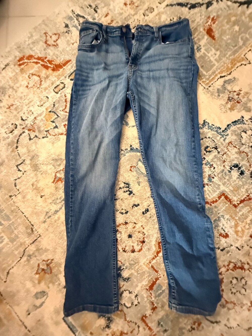 Men’s George Straight Leg Jeans | Medium Wash Denim | Size 31x30